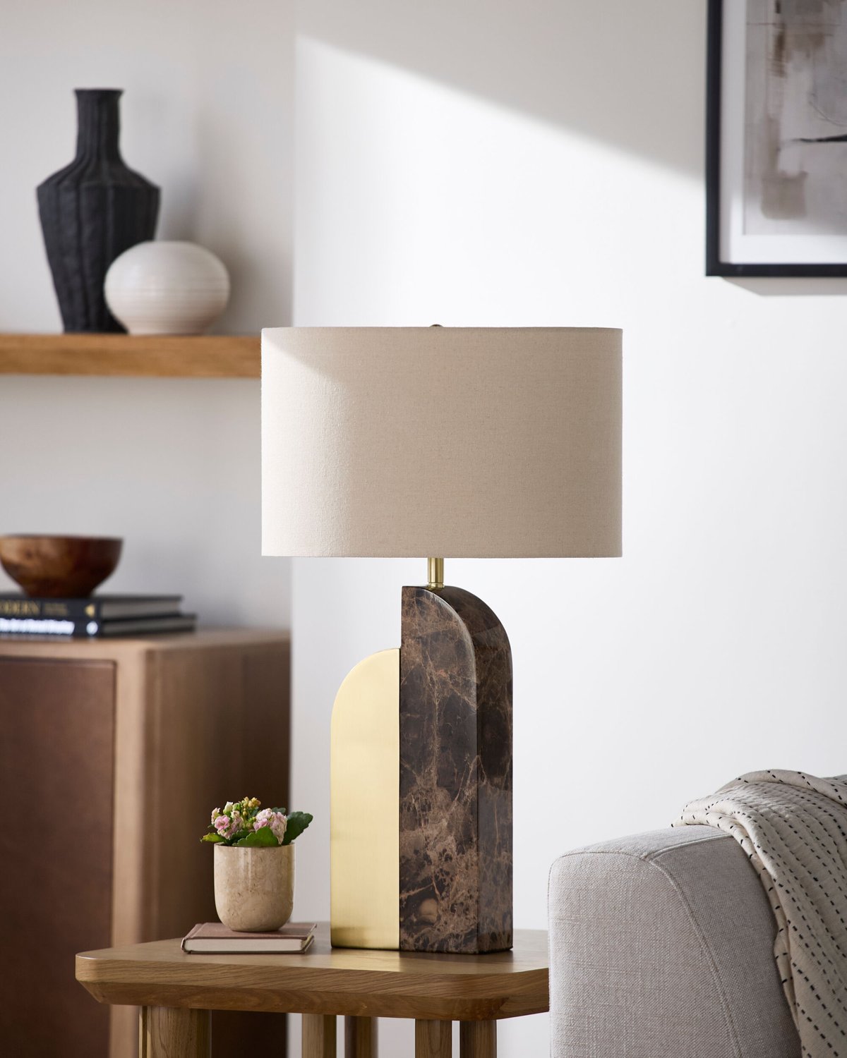 SURYA, YURUGA ACCENT TABLE LAMP, TABLE LAMPS