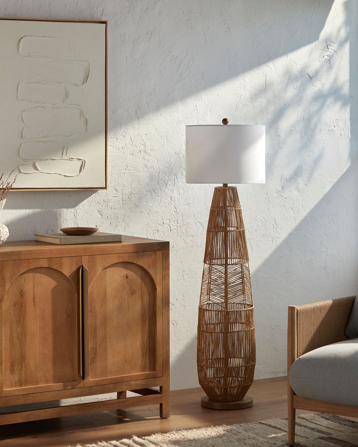 SURYA, ZURU ACCENT FLOOR LAMP, FLOOR LAMP