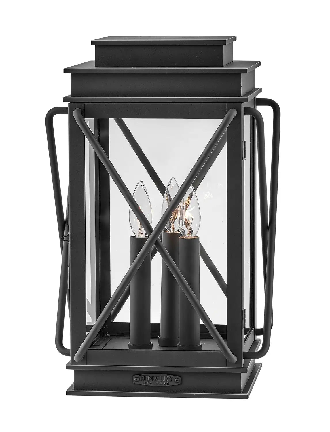 HINKLEY MONTECITO PIER MOUNT LANTERN - Post