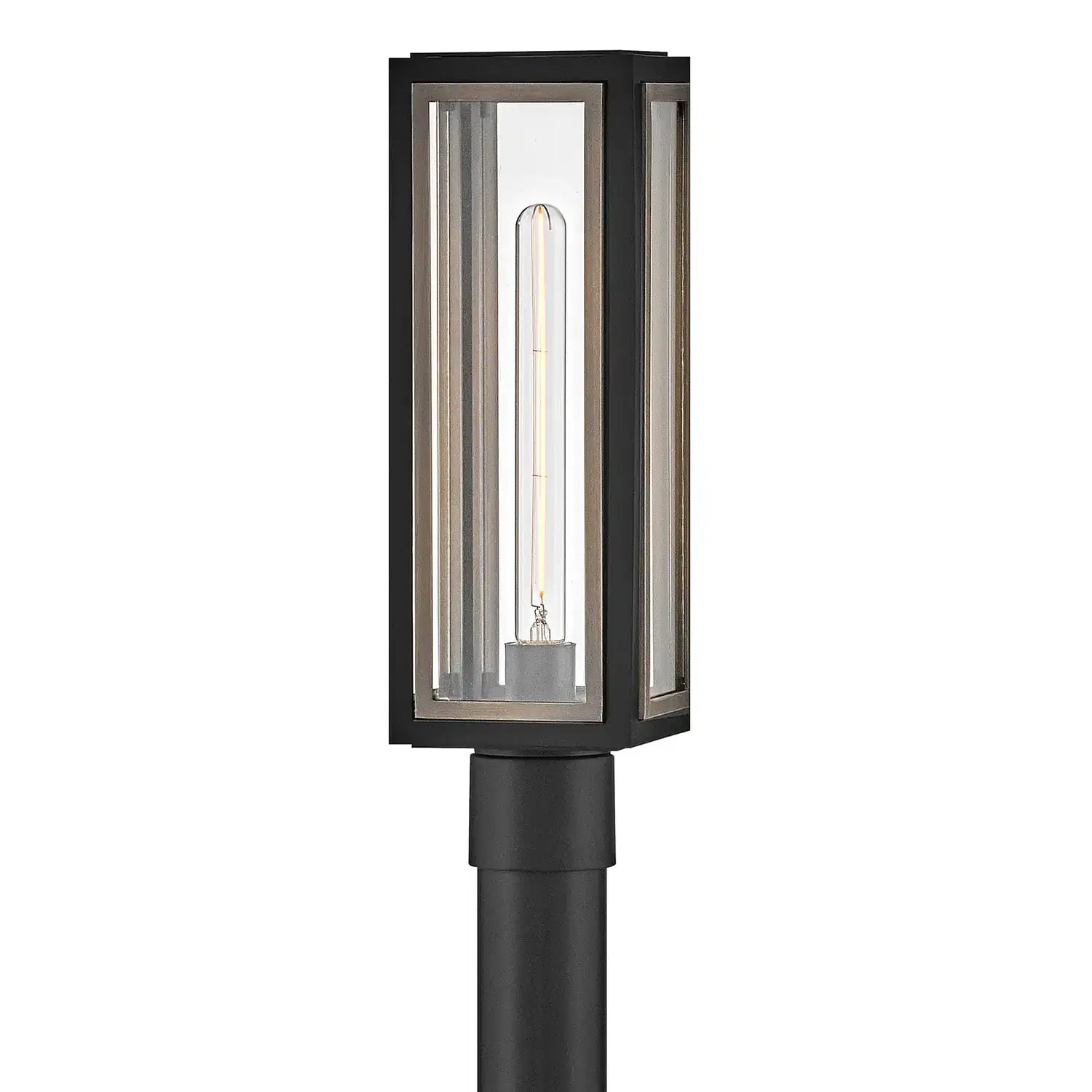 HINKLEY, Shaw Post Mount Lantern, OUTDOOR WALL LIGHTS