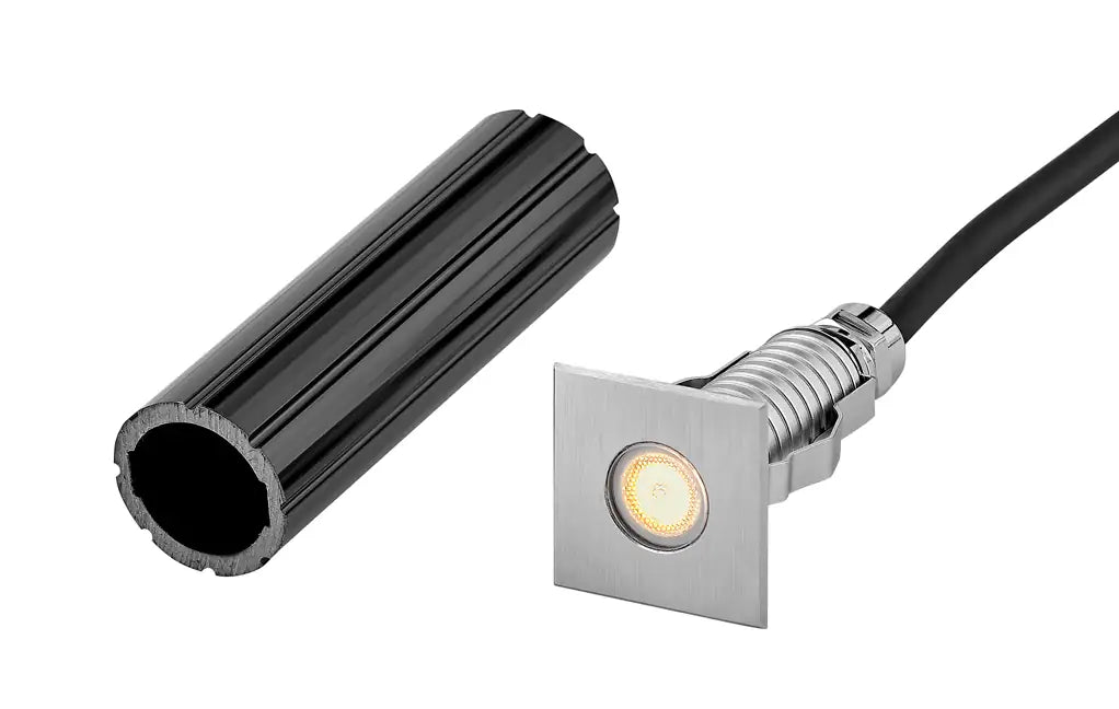 HINKLEY, SPARTA - DOT LED SQUARE BUTTON LIGHT, PATH LIGHTS