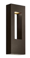 HINKLEY, ATLANTIS INTEGRATED LED OUTDOOR WALL LIGHT, OUTDOOR WALL LIGHTS