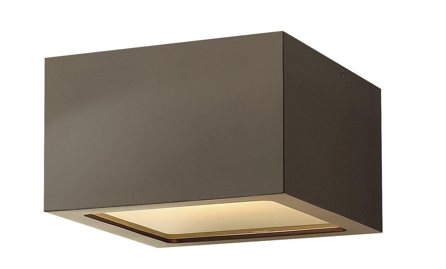HINKLEY, KUBE FLUSH MOUNT, OUTDOOR CEILING LIGHTS