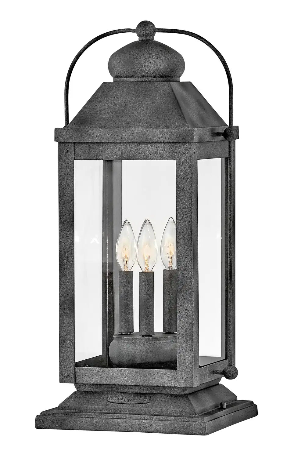 HINKLEY ANCHORAGE 12V PIER MOUNT LANTERN - Post