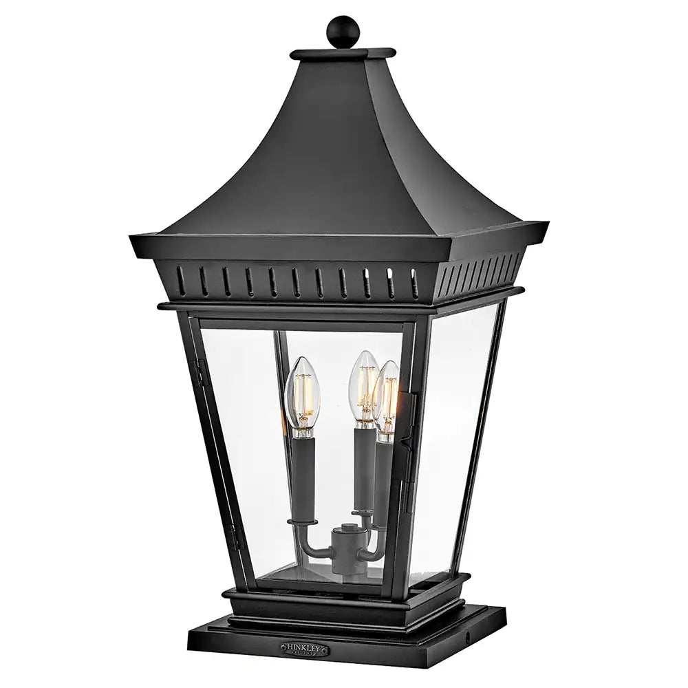 HINKLEY CHAPEL HILL PIER MOUNT LANTERN - Post