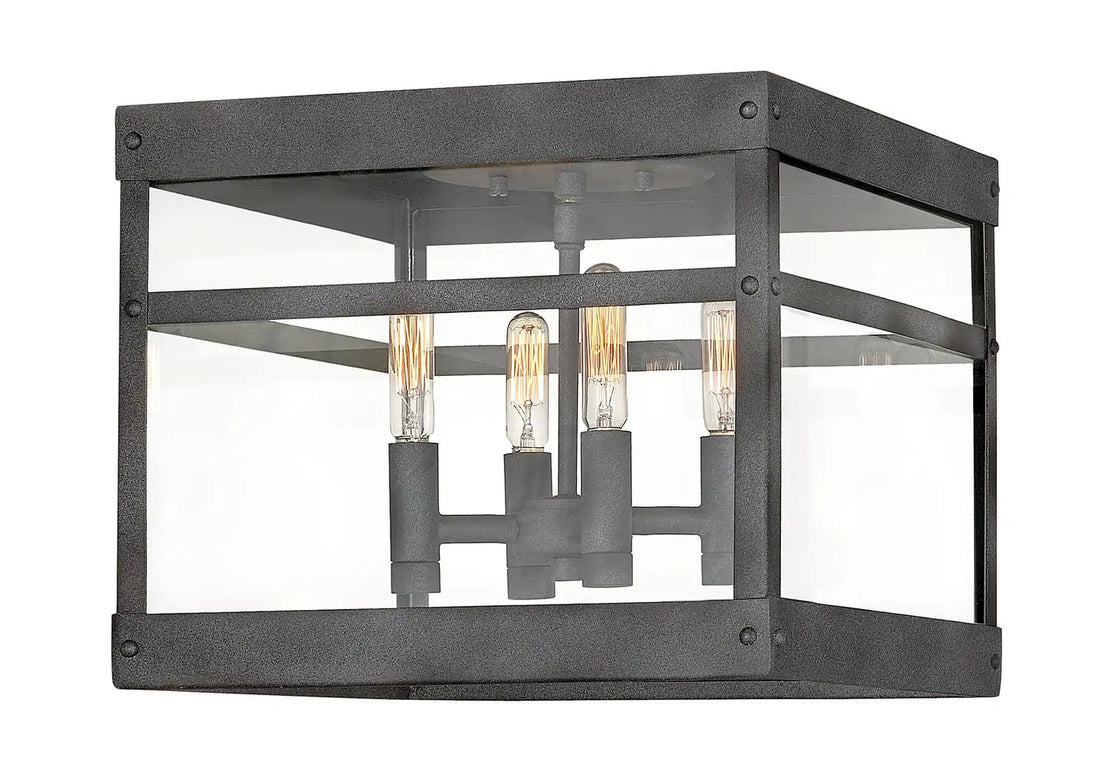HINKLEY, PORTER FLUSH MOUNT, OUTDOOR CEILING LIGHTS