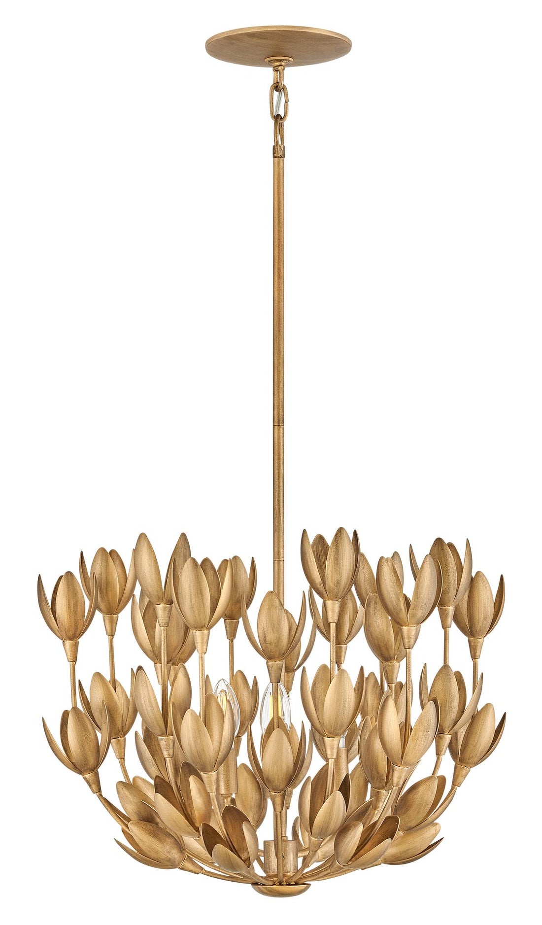 HINKLEY, FLORA SINGLE TIER SEMI-FLUSH MOUNT, PENDANT LIGHT
