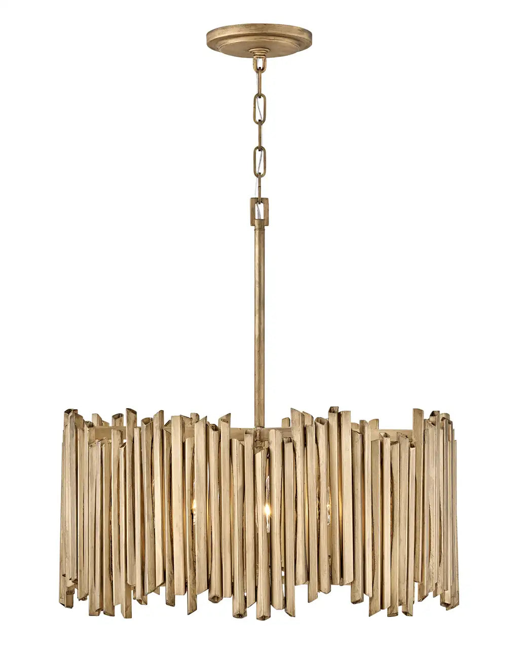 HINKLEY, ROCA DRUM CHANDELIER, PENDANT LIGHT