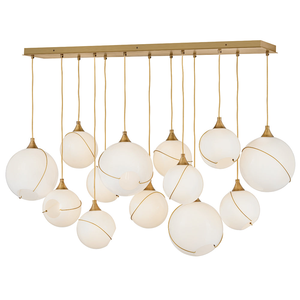 HINKLEY, SKYE LINEAR & OVAL CHANDELIER, PENDANT LIGHT