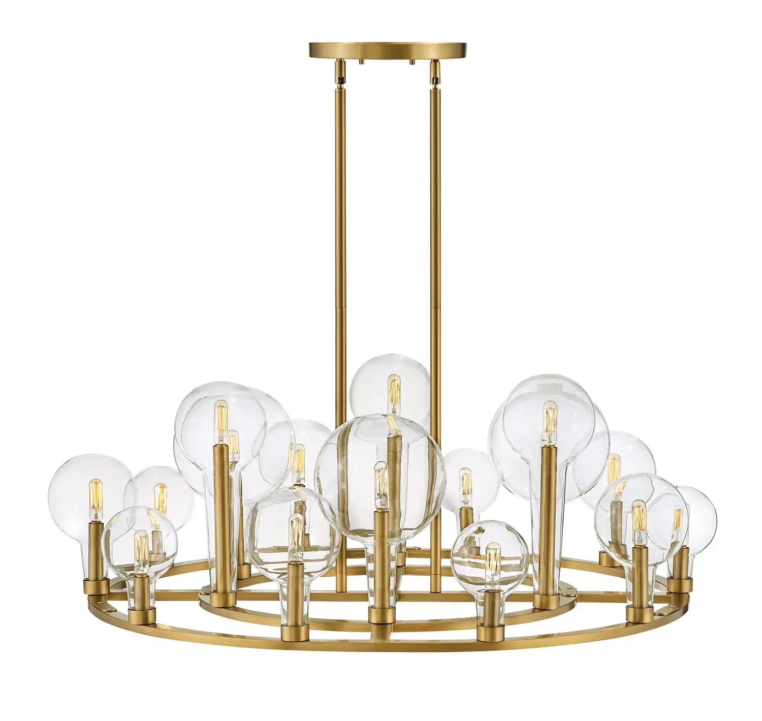 HINKLEY, ALCHEMY SINGLE TIER CHANDELIER, PENDANT LIGHT