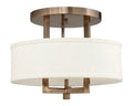 HINKLEY, HAMPTON SEMI-FLUSH MOUNT, FLUSH MOUNT CEILING LIGHTS