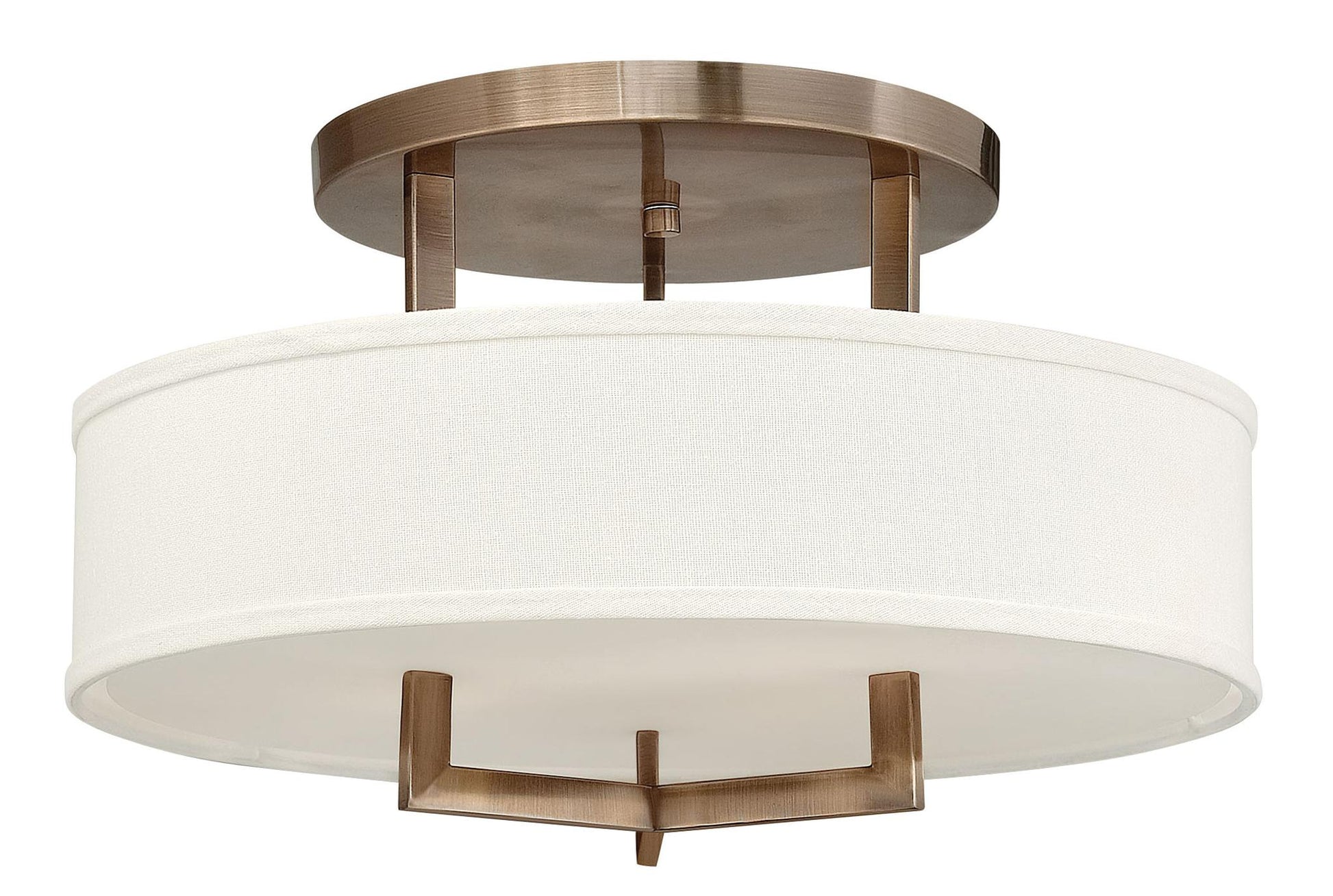 HINKLEY, HAMPTON SEMI-FLUSH MOUNT, FLUSH MOUNT CEILING LIGHTS