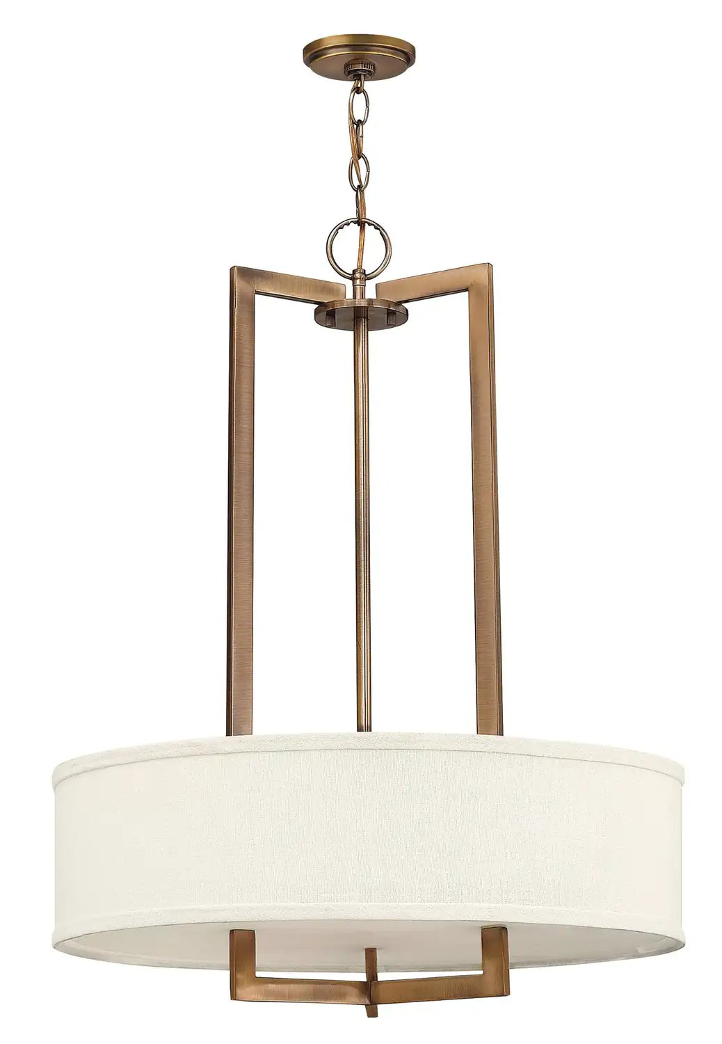 HINKLEY, HAMPTON DRUM CHANDELIER, PENDANT LIGHT