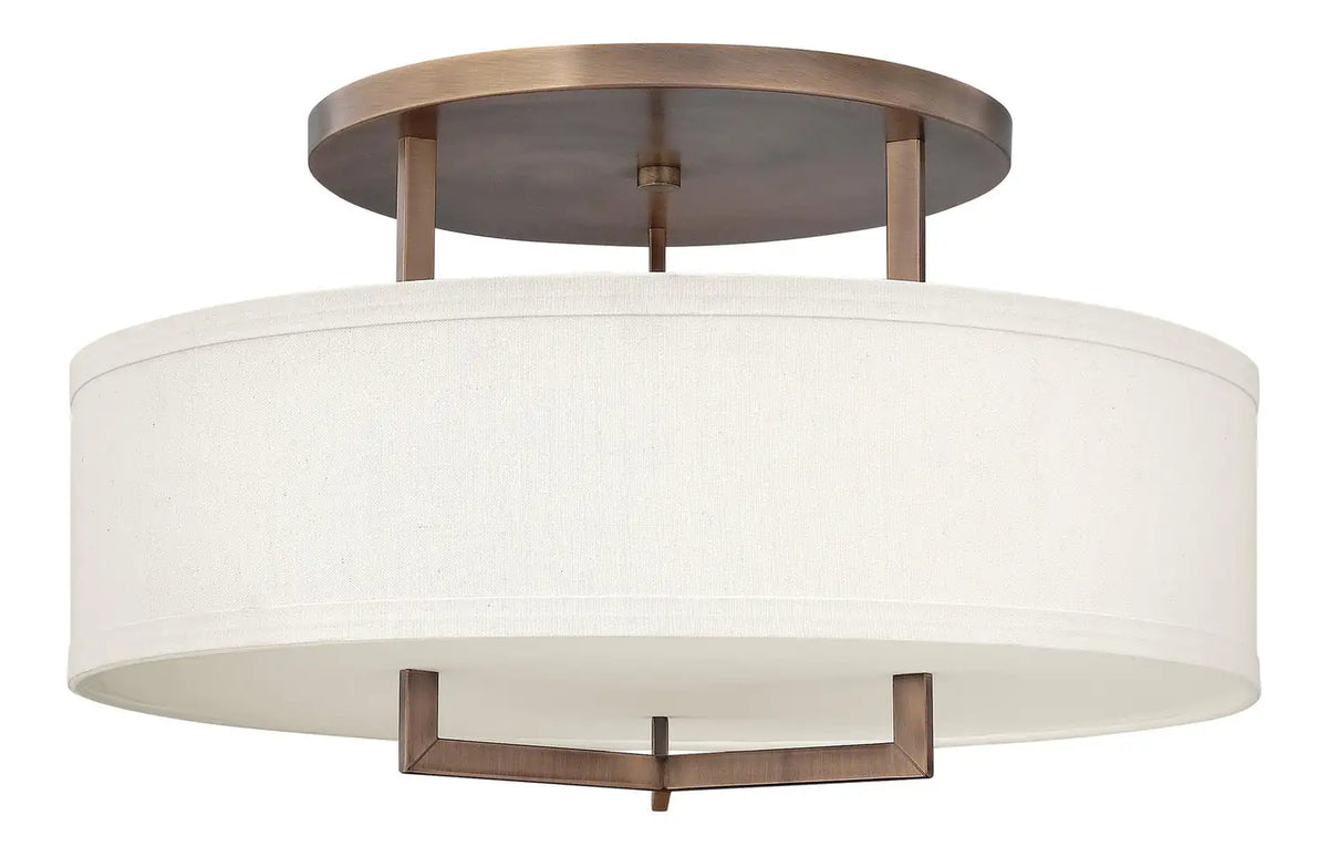 HINKLEY, HAMPTON SEMI-FLUSH MOUNT, FLUSH MOUNT CEILING LIGHTS