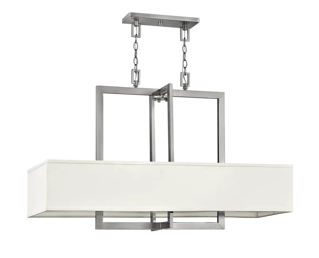 HINKLEY, HAMPTON LINEAR & OVAL CHANDELIER, PENDANT LIGHT