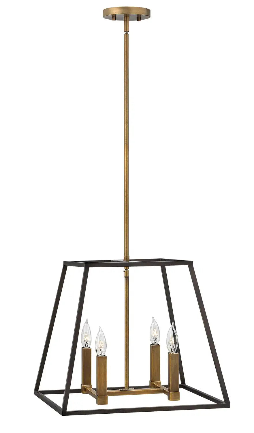 HINKLEY, FULTON PENDANT OPEN FRAME CHANDELIER, PENDANT LIGHT
