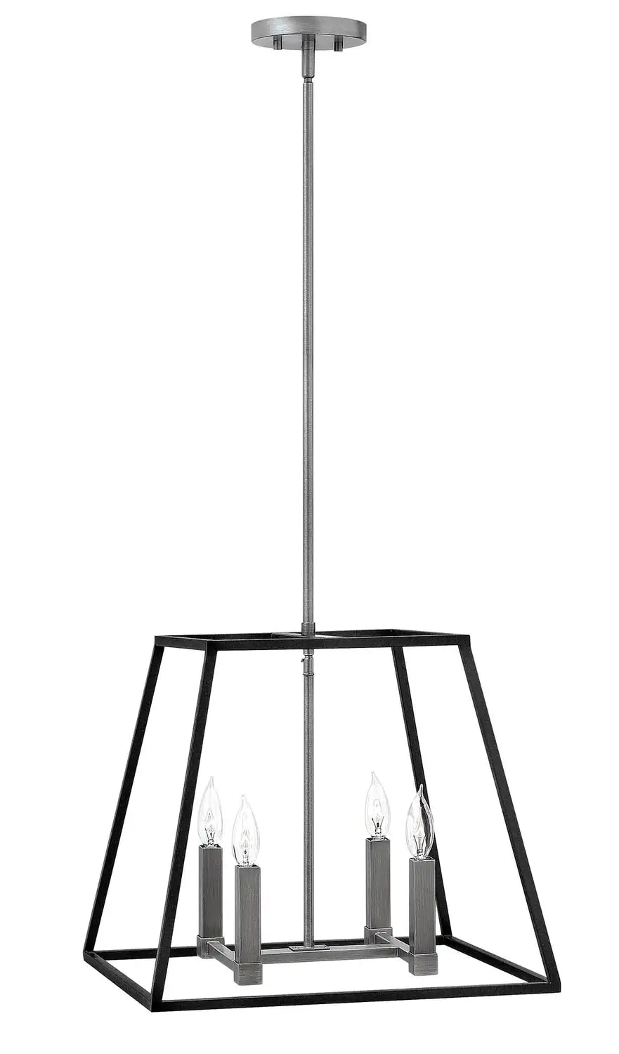 HINKLEY, FULTON PENDANT OPEN FRAME CHANDELIER, PENDANT LIGHT