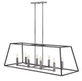 HINKLEY, FULTON LINEAR & OVAL OPEN FRAME CHANDELIER, PENDANT LIGHT