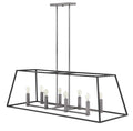 HINKLEY, FULTON LINEAR & OVAL OPEN FRAME CHANDELIER, PENDANT LIGHT
