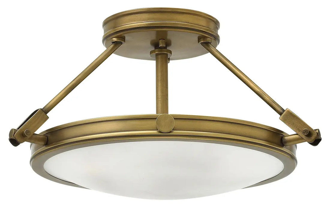 HINKLEY, COLLIER SEMI-FLUSH MOUNT, FLUSH MOUNT CEILING LIGHTS