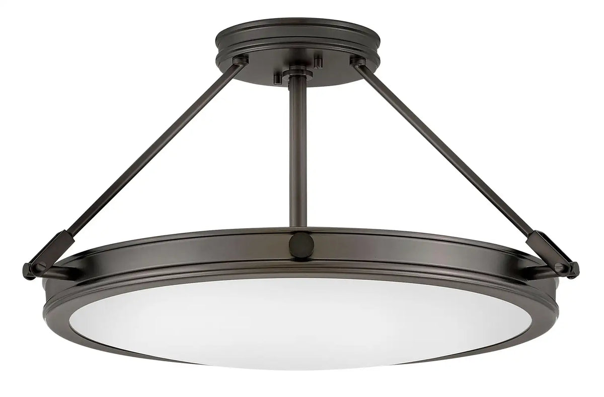 HINKLEY, COLLIER SEMI-FLUSH MOUNT, FLUSH MOUNT CEILING LIGHTS