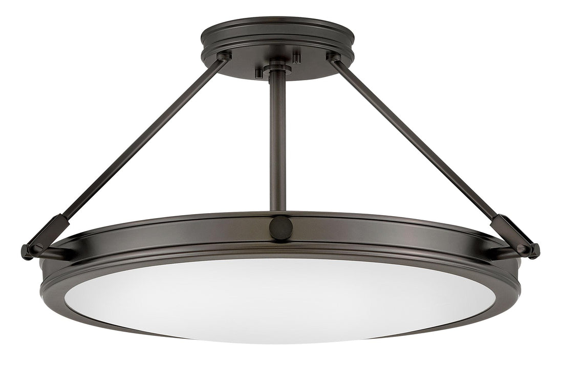 HINKLEY, COLLIER SEMI-FLUSH MOUNT, FLUSH MOUNT CEILING LIGHTS 