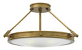HINKLEY, COLLIER SEMI-FLUSH MOUNT, FLUSH MOUNT CEILING LIGHTS 