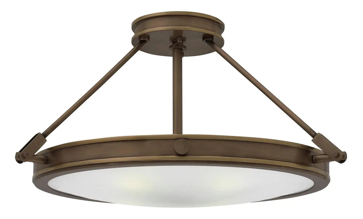 HINKLEY, COLLIER SEMI-FLUSH MOUNT, FLUSH MOUNT CEILING LIGHTS