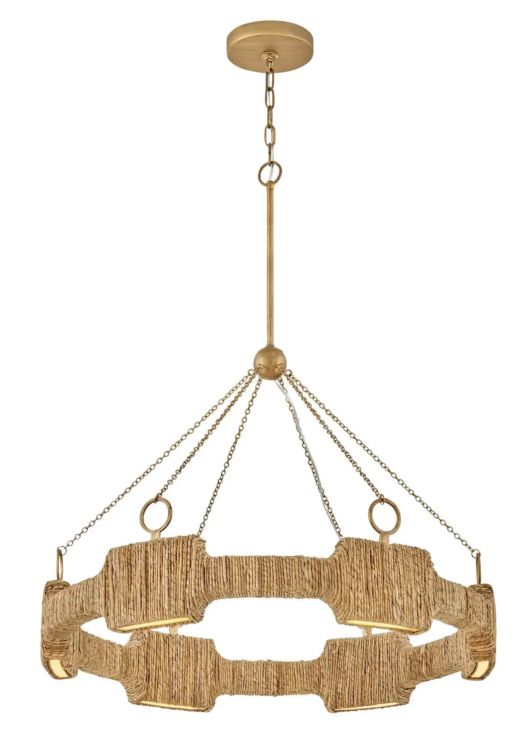 HINKLEY, RAFFI SINGLE TIER CHANDELIER, PENDANT LIGHT