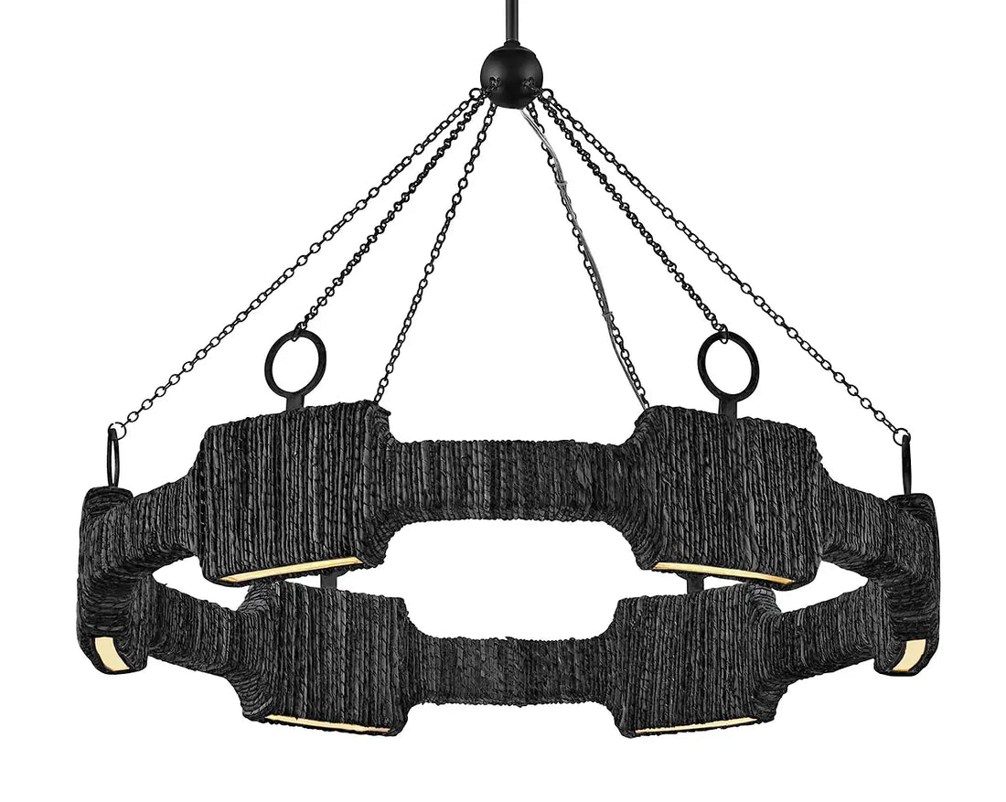 HINKLEY, RAFFI SINGLE TIER CHANDELIER, PENDANT LIGHT
