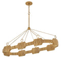 HINKLEY, RAFFI LINEAR & OVAL CHANDELIER, PENDANT LIGHT
