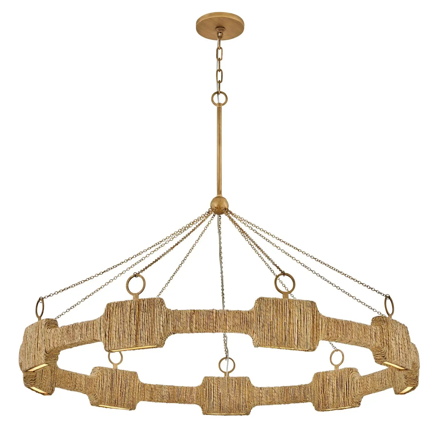 HINKLEY, RAFFI SINGLE TIER CHANDELIER, PENDANT LIGHT