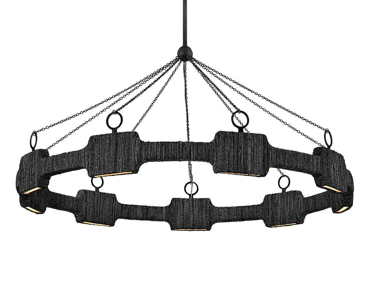 HINKLEY, RAFFI SINGLE TIER CHANDELIER, PENDANT LIGHT