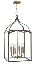 HINKLEY, CLARENDON OPEN FRAME CHANDELIER, PENDANT LIGHT