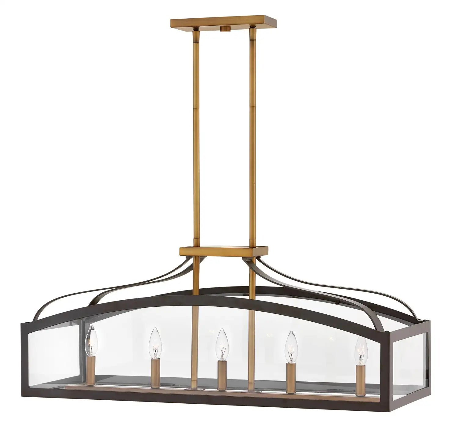 HINKLEY, CLARENDON OPEN FRAME CHANDELIER, PENDANT LIGHT