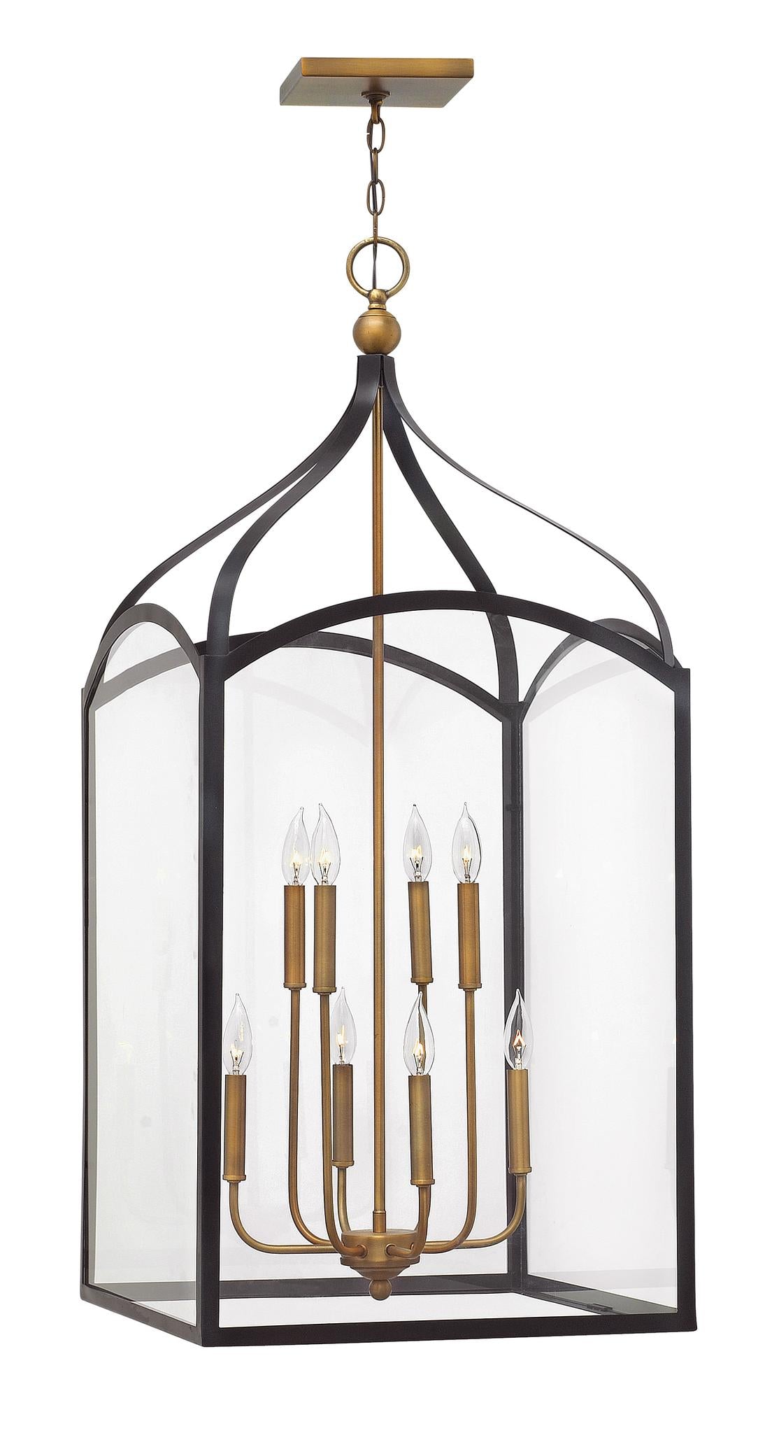 HINKLEY, CLARENDON OPEN FRAME CHANDELIER, PENDANT LIGHT