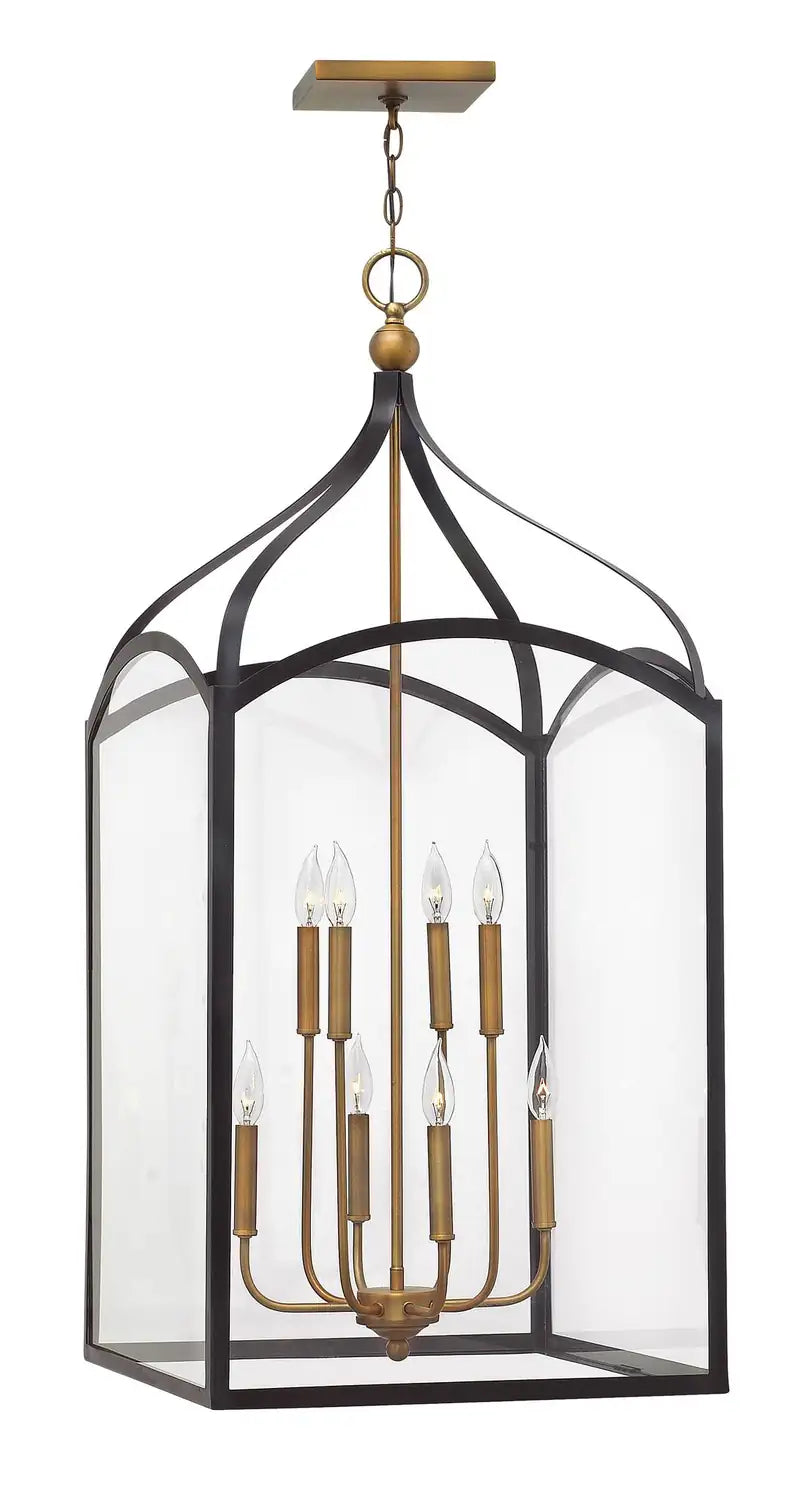 HINKLEY, CLARENDON OPEN FRAME CHANDELIER, PENDANT LIGHT