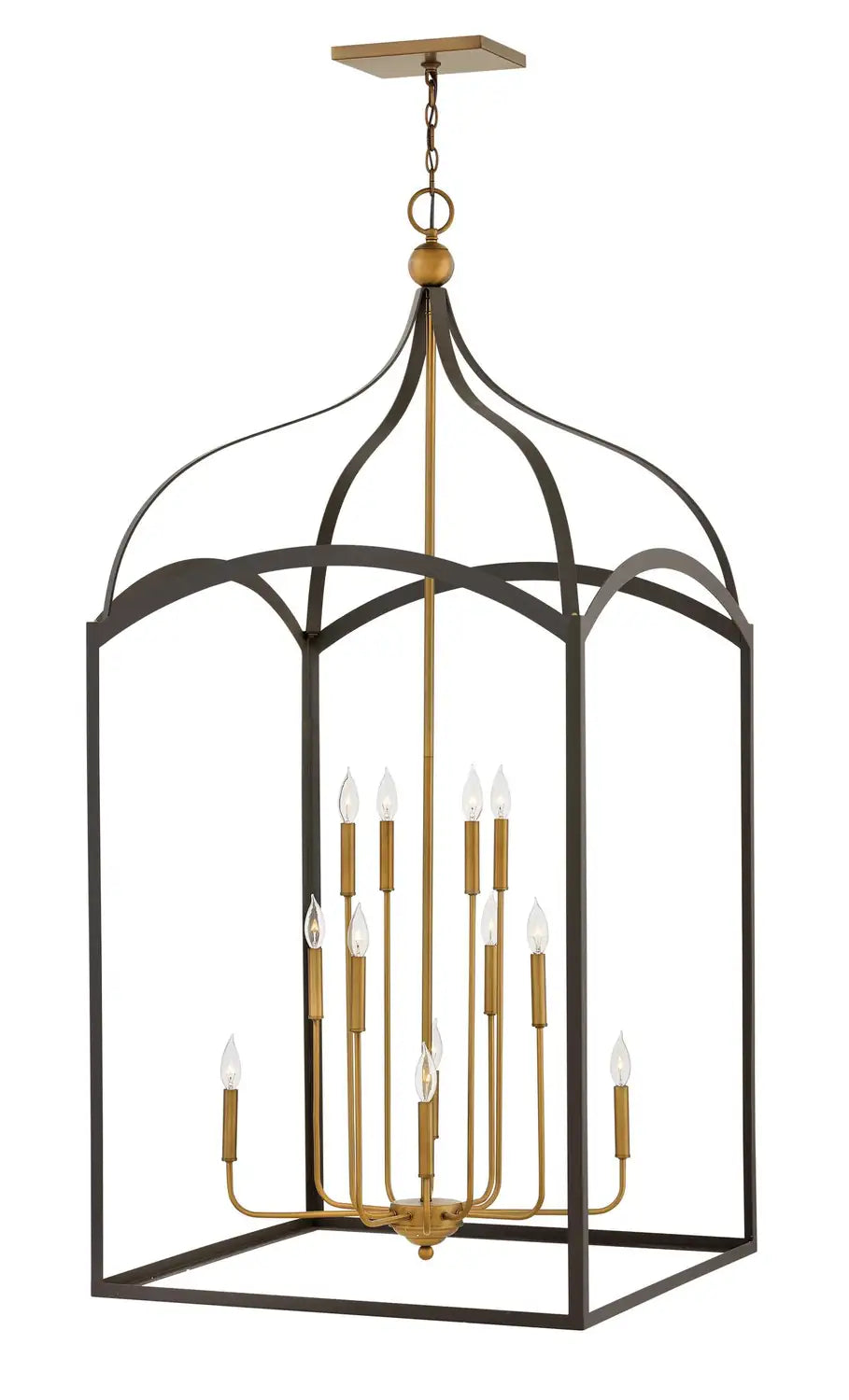 HINKLEY, CLARENDON OPEN FRAME CHANDELIER, PENDANT LIGHT