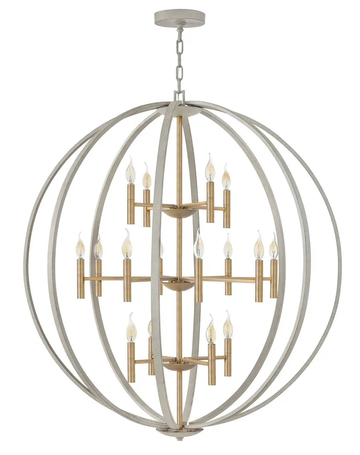 HINKLEY, EUCLID ORB CHANDELIER, CHANDELIER LIGHT