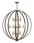 HINKLEY, EUCLID ORB CHANDELIER, CHANDELIER LIGHT