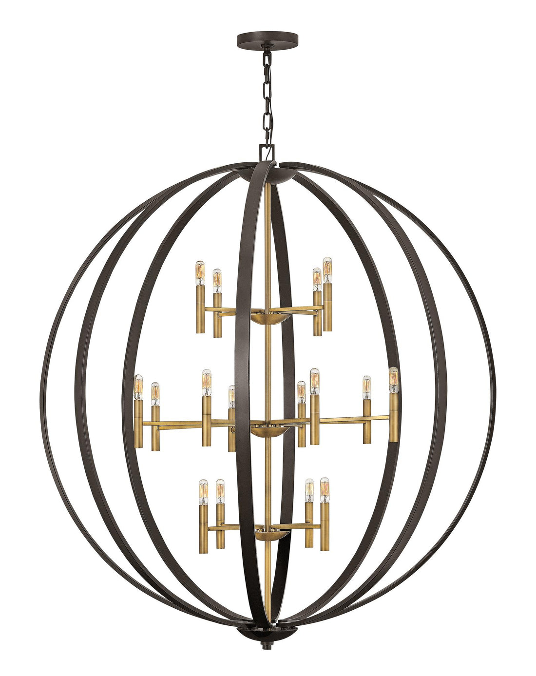 HINKLEY, EUCLID ORB CHANDELIER, PENDANT LIGHT