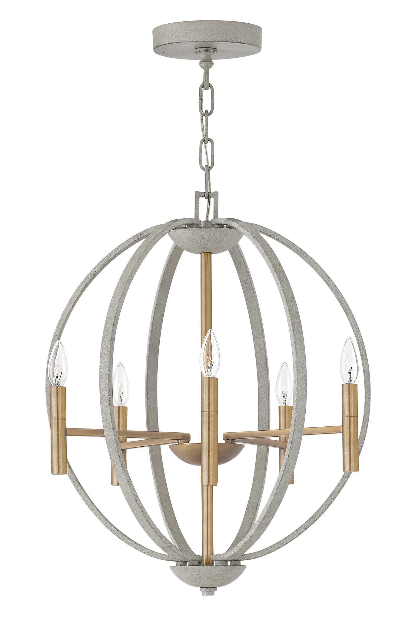 HINKLEY, EUCLID ORB CHANDELIER, PENDANT LIGHT