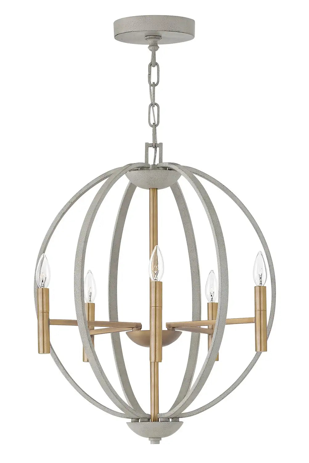 HINKLEY, EUCLID ORB CHANDELIER, PENDANT LIGHT