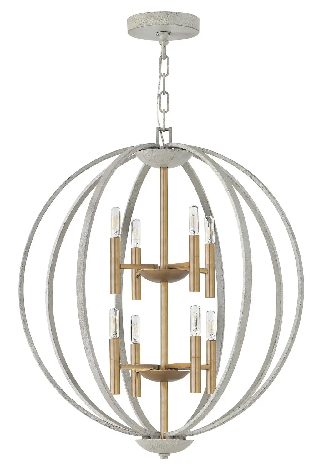 HINKLEY, EUCLID ORB CHANDELIER, PENDANT LIGHT