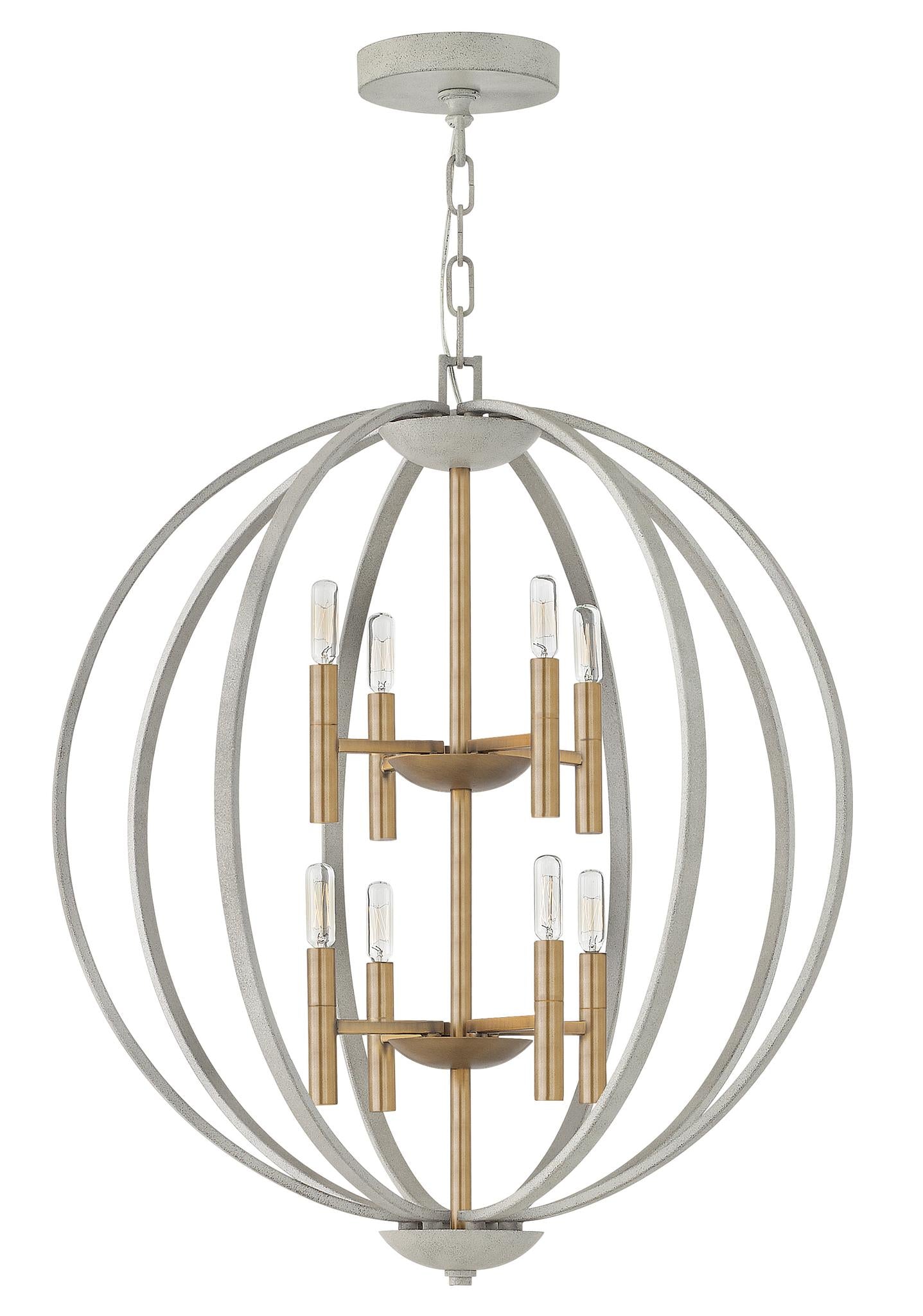 HINKLEY, EUCLID ORB CHANDELIER, PENDANT LIGHT