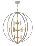HINKLEY, EUCLID ORB CHANDELIER, PENDANT LIGHT