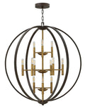 HINKLEY, EUCLID ORB CHANDELIER, CHANDELIER LIGHT