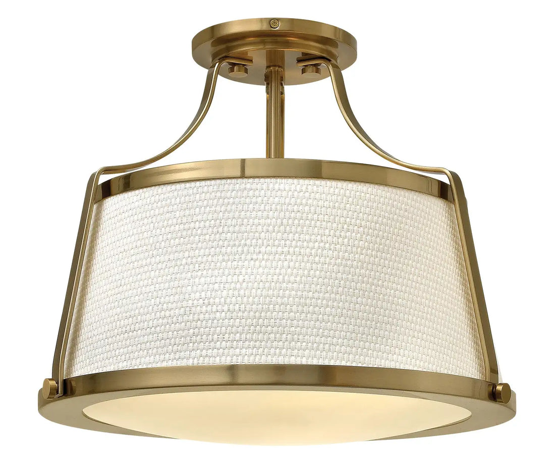 HINKLEY, CHARLOTTE SEMI-FLUSH MOUNT, FLUSH MOUNT CEILING LIGHTS