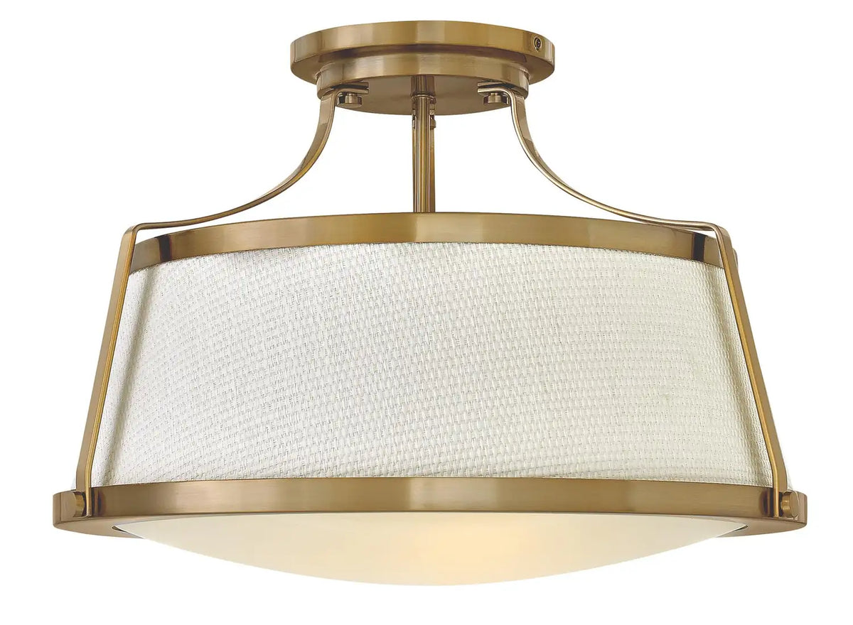 HINKLEY, CHARLOTTE SEMI-FLUSH MOUNT, FLUSH MOUNT CEILING LIGHTS