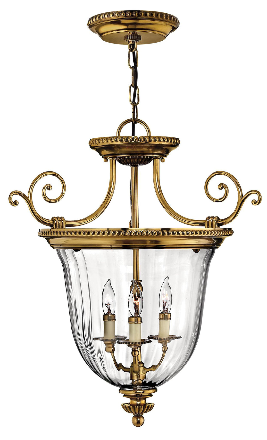 HINKLEY, CAMBRIDGE PENDANT SEMI-FLUSH MOUNT, PENDANT LIGHT